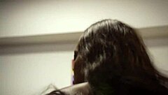 I flipped upside down and offered my pussy for interracial pleasure!