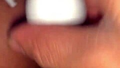 Gaping Her Tight Hole with Toys Until She Cums Hard