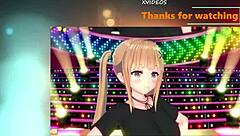 Blonde busty gal Eleanor in 3D hentai. Wild positions await?