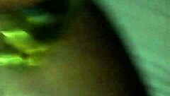 Rubbing Body Oil On Ebony Milf's Big Ass