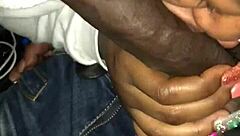 Hoe sucking big cock in blowjob