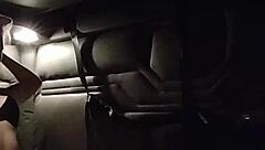 Kitty gives a teasing blowjob with buttplug