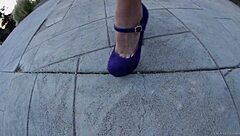 juelz ventura's spandex blowjob with gagging and deepthroat pov