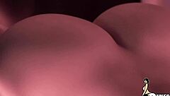 Big booty latina in lingerie photoshoot contrasts with her fat fucking fetish