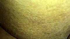 she explored every inch of her soft ebony bubble butt during play.