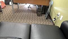 ¿Puedo hacerte correrte en la escena del cuartito de oficina?