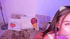 Gorgeous Teen Babe Fingers Herself to Intense Orgasm on Live Webcam Show