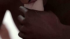 That black guy sucking on a huge white dick