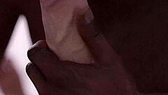 That black guy sucking on a huge white dick