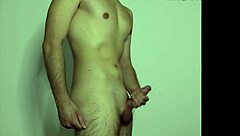 High quality webcam session with young amateur stroking solo