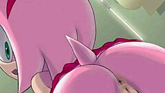 sonic and amy in wild hentai action