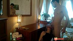 Nerdy Blonde Ria Koks Meets Her Stepbrother