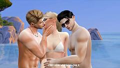 Beach Walk with Taylor and Joe Turns Wild in 3D Hentai - PREVIEW VERSION.