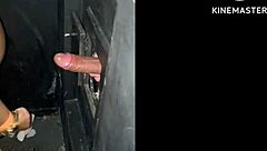 Wife Rubs Without Condom in Swing Cabin