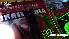 Bound teen in shibari bondage for domination