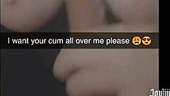 sexting friend's dad on snapchat till i cum