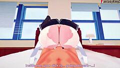 Watch Rem the Big Boobs Maid Getting Fucked Hard with Ahegao Face in Re Zero POV
