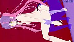 Tokoyami Towa and Yozora Mel in wild 3D hentai creampie action