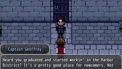 check out henteria chronicles 3 part 3 in english, it's pixel art with no animated scenes