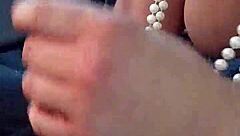 samantha sucks that big cock, brunette wife homemade monster sucking session