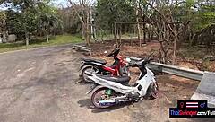 I’m obsessed with my asian teen gf riding my big cock