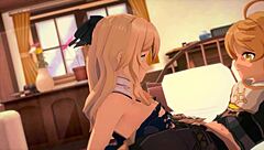 披散长发的琴在原神里渴望生猛干炮