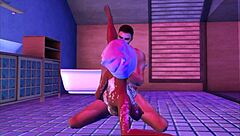 Pulled out of the shower onto the bathroom floor