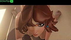 K-Kiriko battles D.Va in this hentai music video.