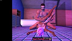 Pulled out of the shower onto the bathroom floor