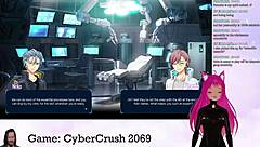 lewdneko, what are you doing with big tits in cybercrush 2069?