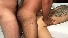 Bareback orgy with huge cocks pounding