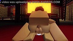 大奶Roblox女孩在狂野3D卡通中被多次内射，她硬接每发。