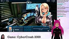 lewdneko, what are you doing with big tits in cybercrush 2069?