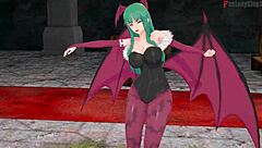 Morrigan Sends Us To 3D World For Fucking Fantasy