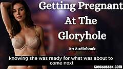 a new girl tries gloryhole gangbang to get pregnant
