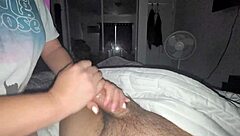 i give a handjob to this big cock