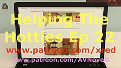 Helping those hotties in the anime game, what a wild scene.