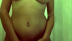 shower time, i touch my huge boobs