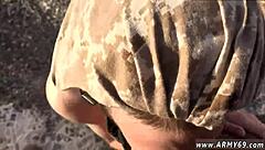 Young teen boy explores first-time blowjob in raw gay encounter scene.