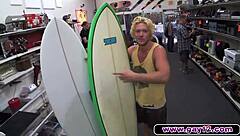 Blonde muscle surfer dude!