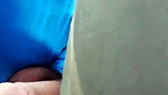 Public masturbation with a wild cum shot caught on camera!