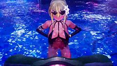 Konosuba characters say, 'Let's have sex in bikinis!'