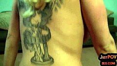 busty boobjob pov babe PUSSYDRILLED while TALKING DIRTY