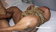 Nasty freak BBW swallows monster dicks from King Kreme and Redzilla in wild scene