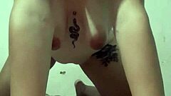 I tease my step daddy hard in my bedroom