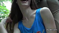 Hey, watch elegant nympho suck penis in wild POV!