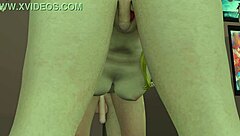 Slutty Redhead Chick Sucks Neighbors Cock Fucks Sofa!