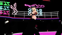 Watch Bismarck shake her big tits and ass in this explosive 3D anime hentai scene!