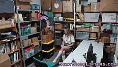 Uniformed teen caught in hardcore facial reality