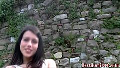 outdoor foot babe plays with heels in high definition under the italian sun